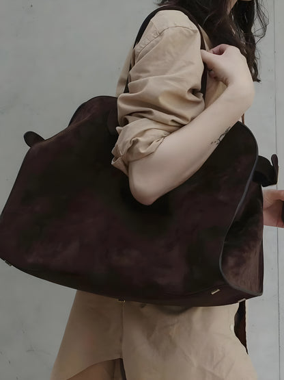 Kirsten™ | Suede Shopper