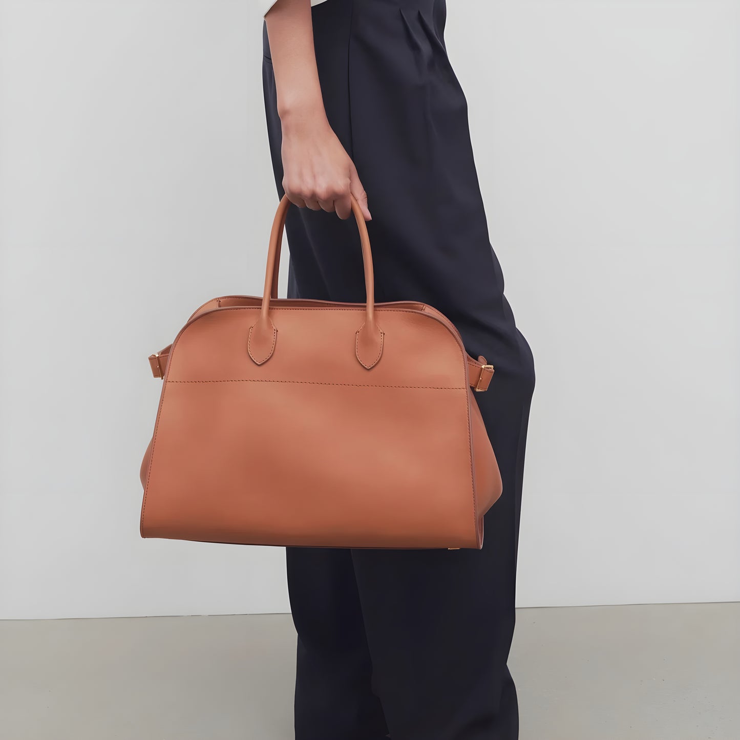 Linsey™| Läder Shopper